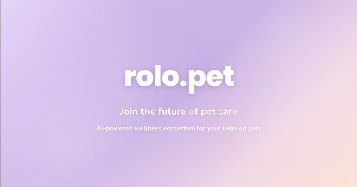 rolo.pet - Join the future of pet care